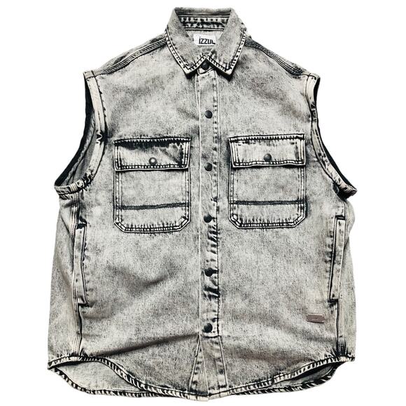 Men's Gray Izzue Sleeveless Vest XL - Picture 1 of 5